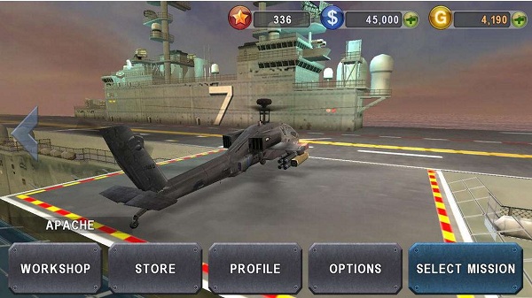 炮艇战3D直升机