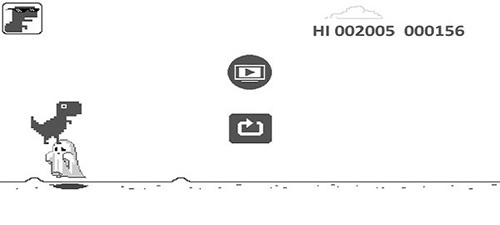 谷歌小恐龙陨石版