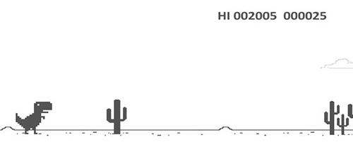 谷歌小恐龙陨石版