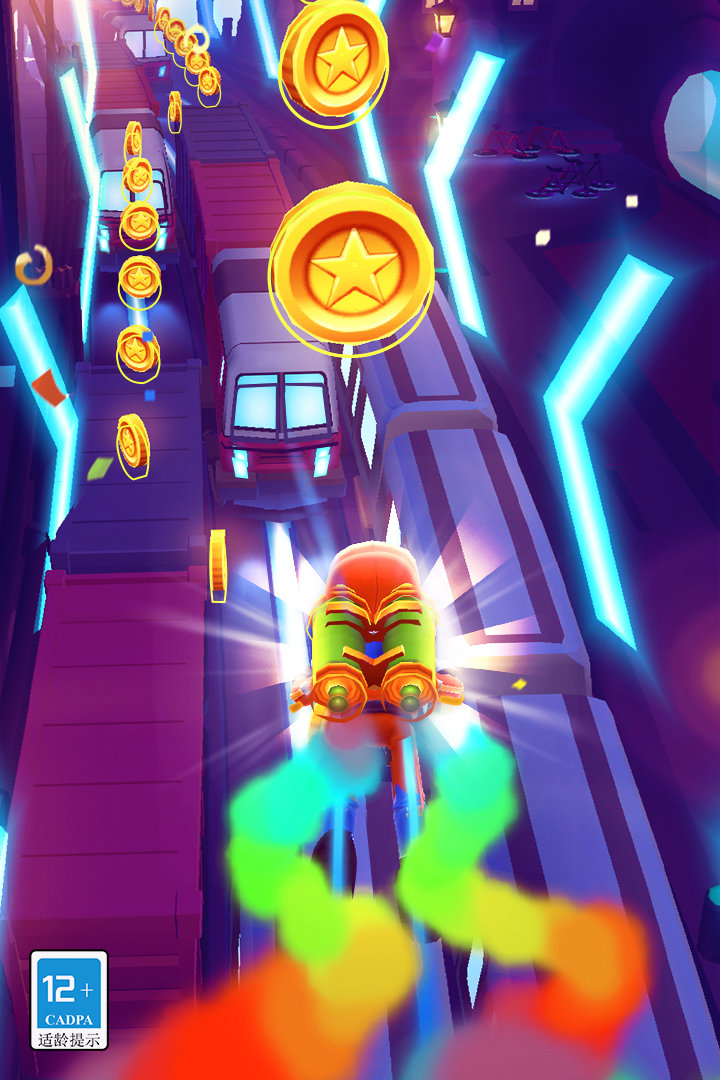 地铁跑酷EFX菜单