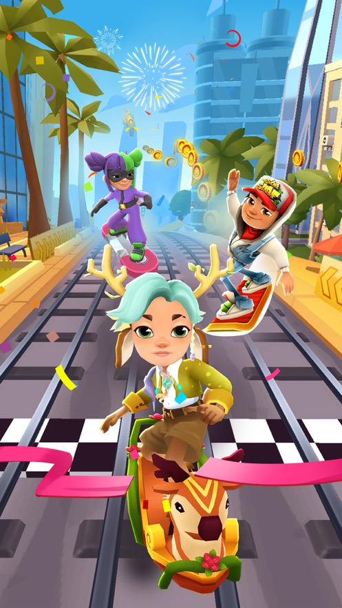 地铁跑酷圣诞节雪地版本