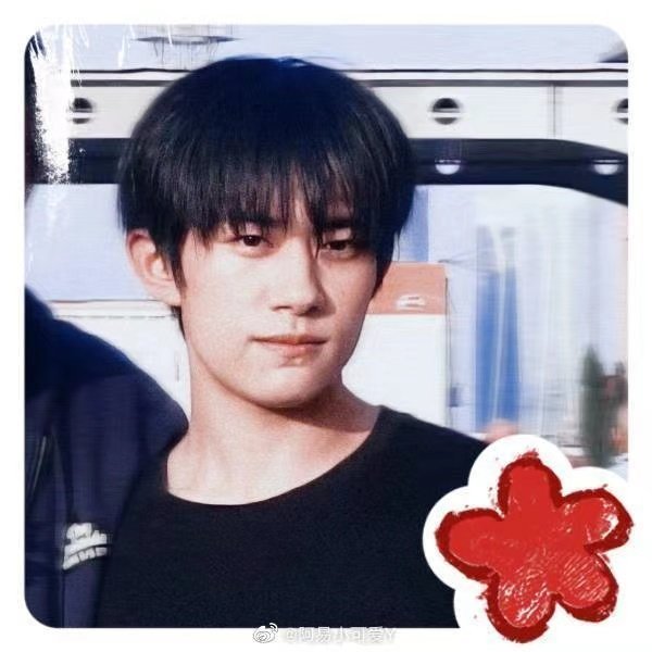 易烊千玺送你一朵小红花头像