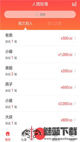人情账簿