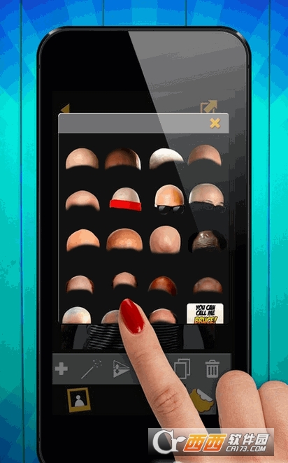 手机恶搞理发器