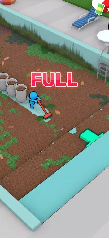 水池清洗游戏2D