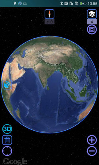 奥维3D卫星互动地图