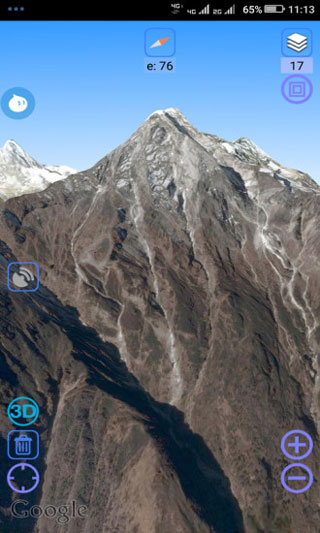 奥维3D卫星互动地图