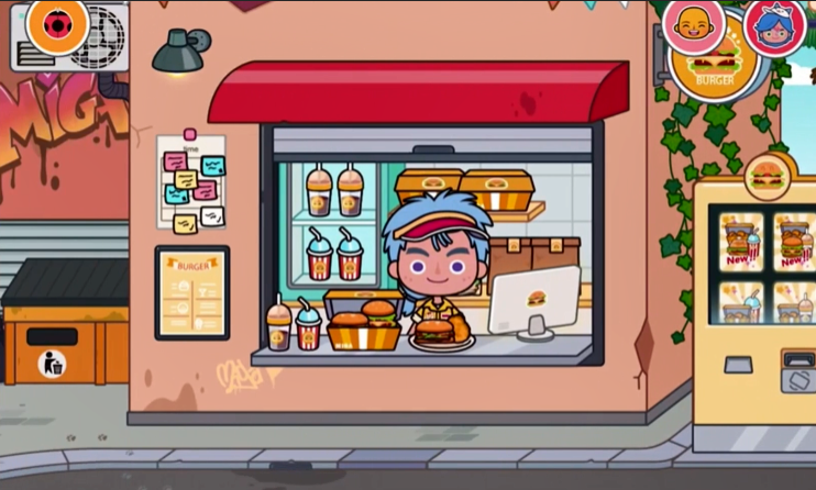 米加小镇加油站