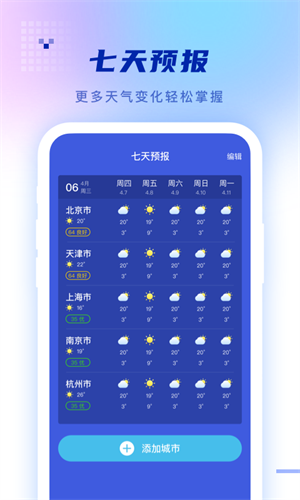 心怡天气预报