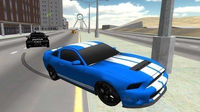 警车漂移3D模拟器图1
