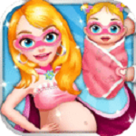 冰雪公主生小宝宝