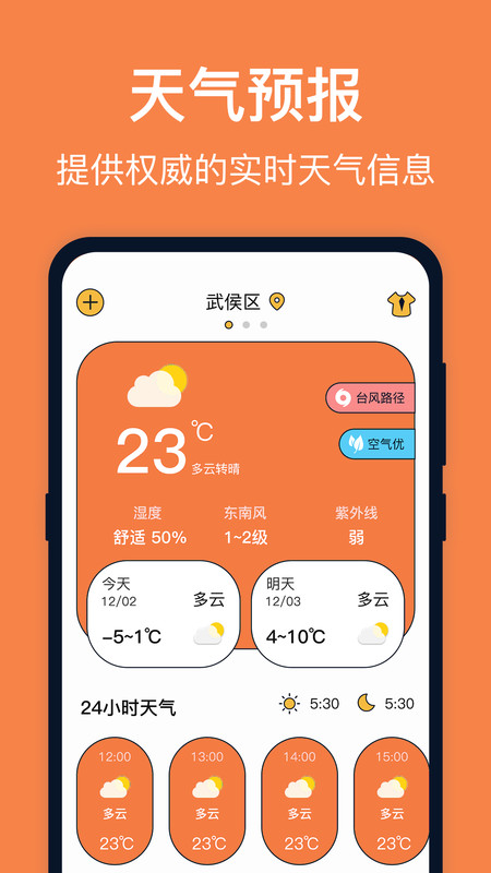 台风天气图1