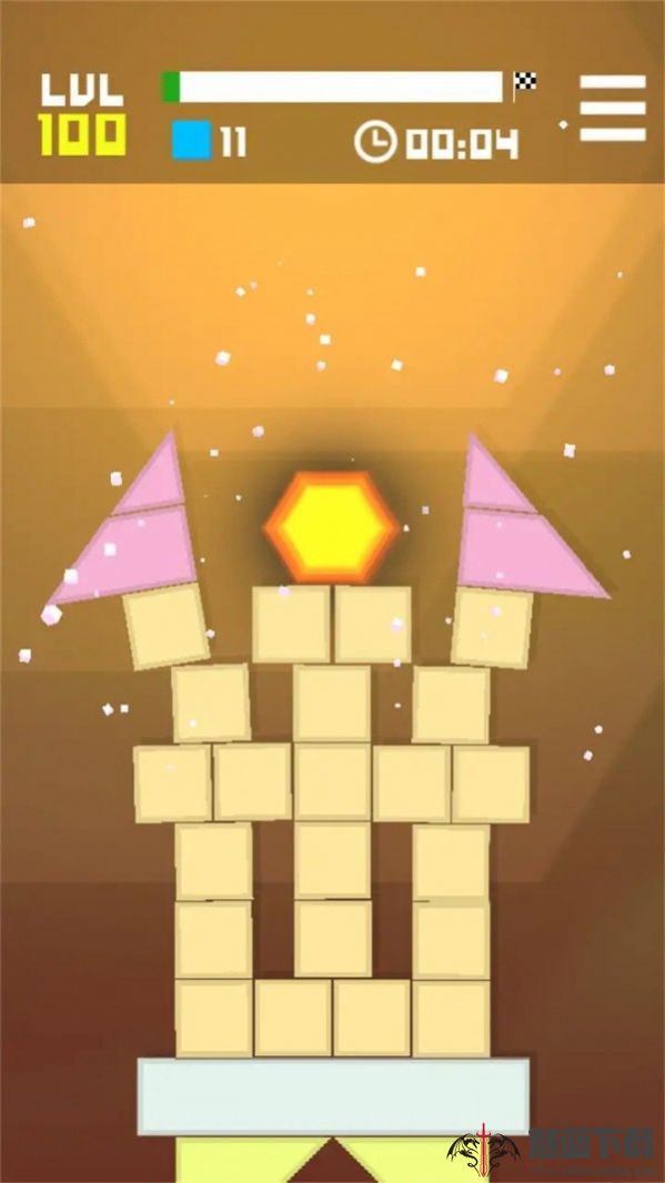 粉碎方块塔