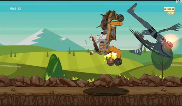 木糖自制数码宝贝跑酷