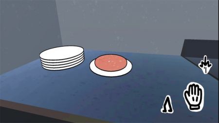 快餐店制作汉堡