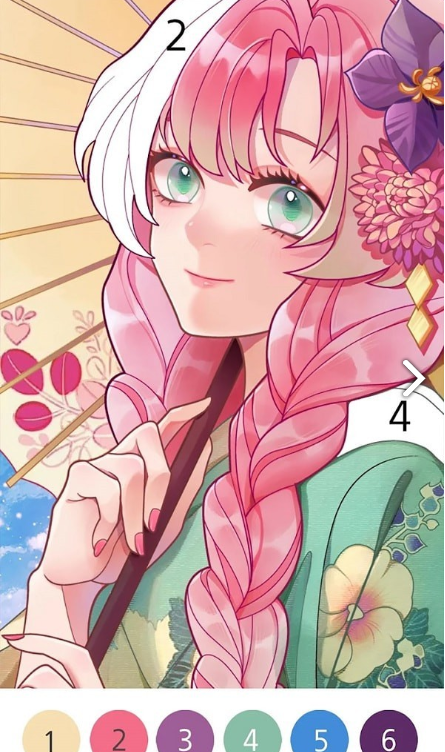 快乐数字填色艺术