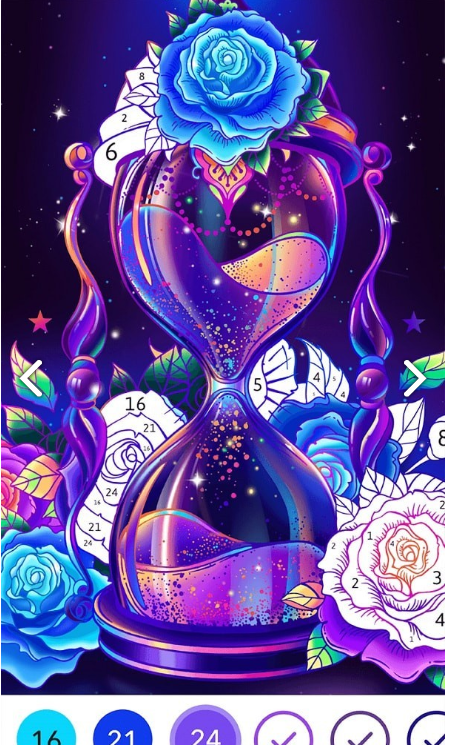 快乐数字填色艺术