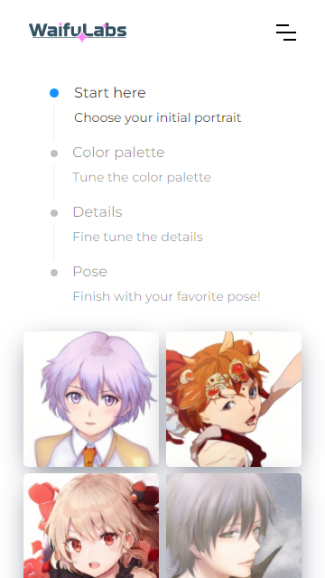 Waifu Labs动漫头像生成器