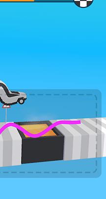 画线难题蛇形汽车