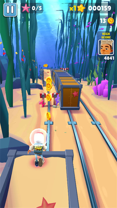 地铁跑酷北极版