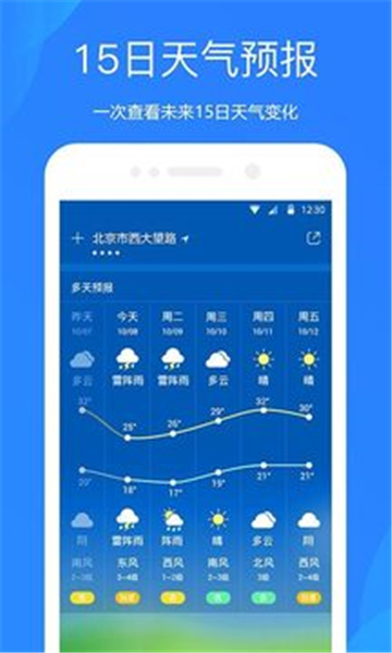 手机天气预报