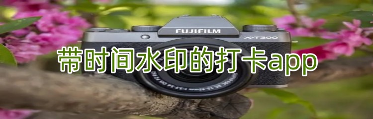 带时间水印的打卡app推荐