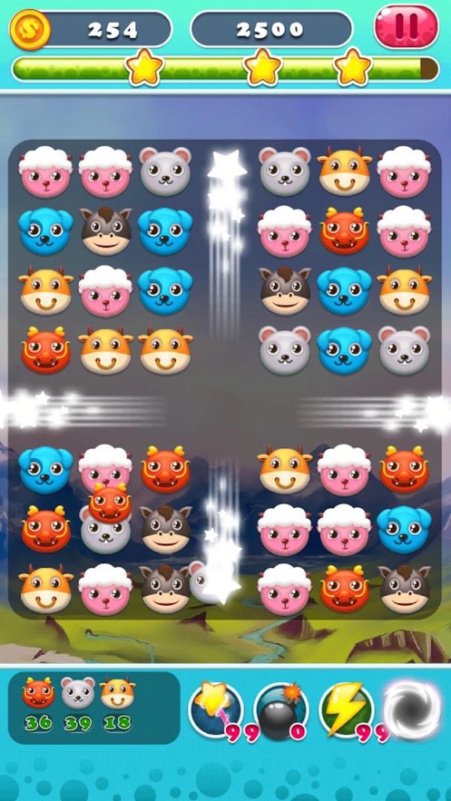 萌宠疯狂连连消