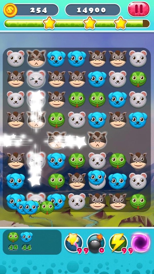 萌宠疯狂连连消