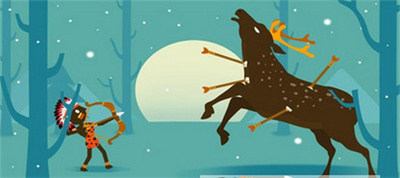 原始人战斗狩猎