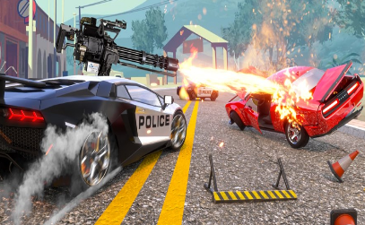 美国警车真实驾驶