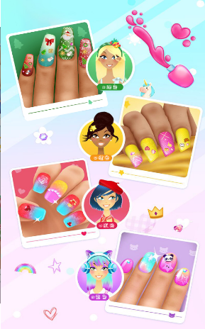 奇妙公主梦幻美甲