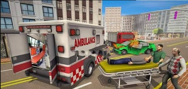 911救护车拯救司机