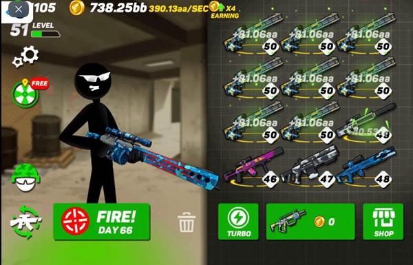 火柴人合并枪 火柴人合并枪