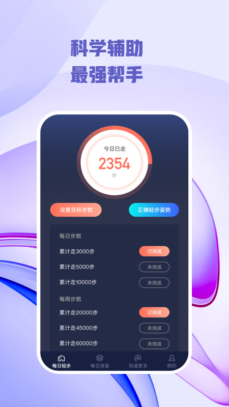 每日轻步计步