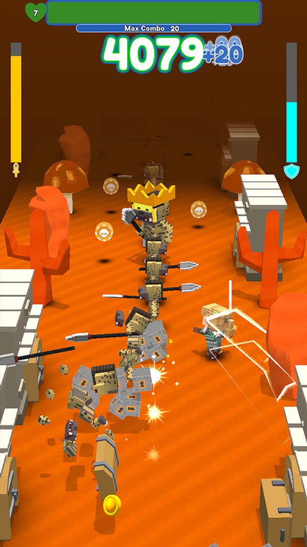 点点猎手游戏会让你感受到最为关键的战斗激情，以一种对战类的冒险游戏的视角，方块人的形象很是会让你完成着竞技效果。资源不断去获取，并且战斗的难度也不会很大，循序渐进，让你更好地尝试自己喜欢的方式，那么，街机的挑战在等待着你。