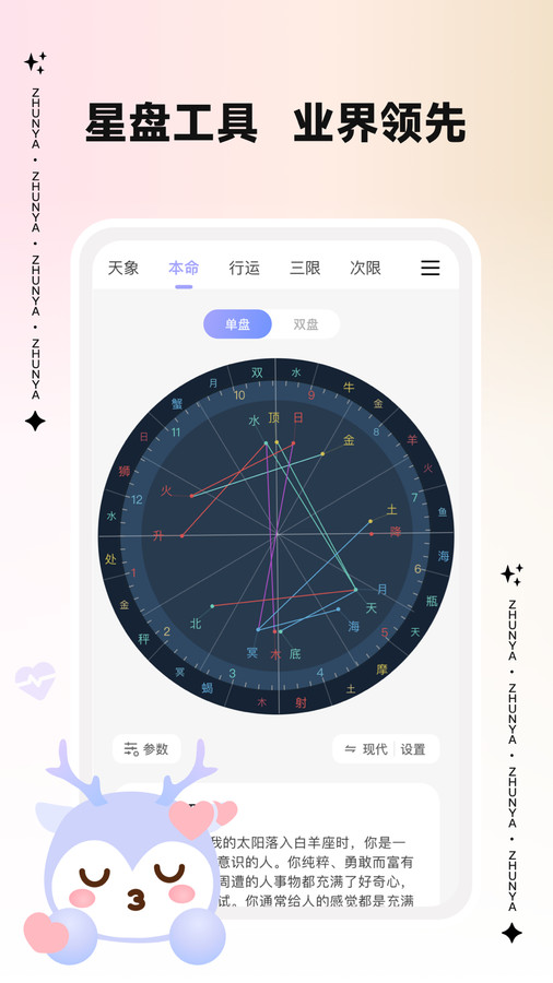 准呀星座分析