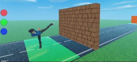 墙壁踢手压力突破