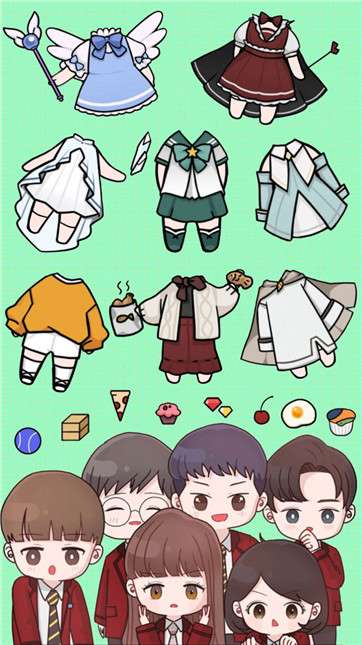 校园少女的时装