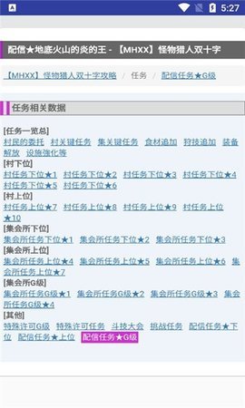 MHXX攻略情报