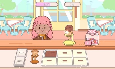 冰淇淋咖啡馆