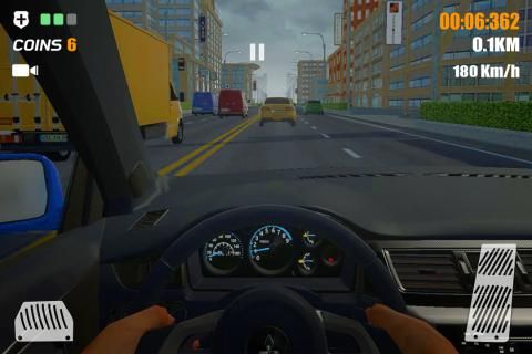 汽车特技极速停车