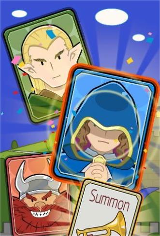 勇敢的英雄拼图地牢卡牌