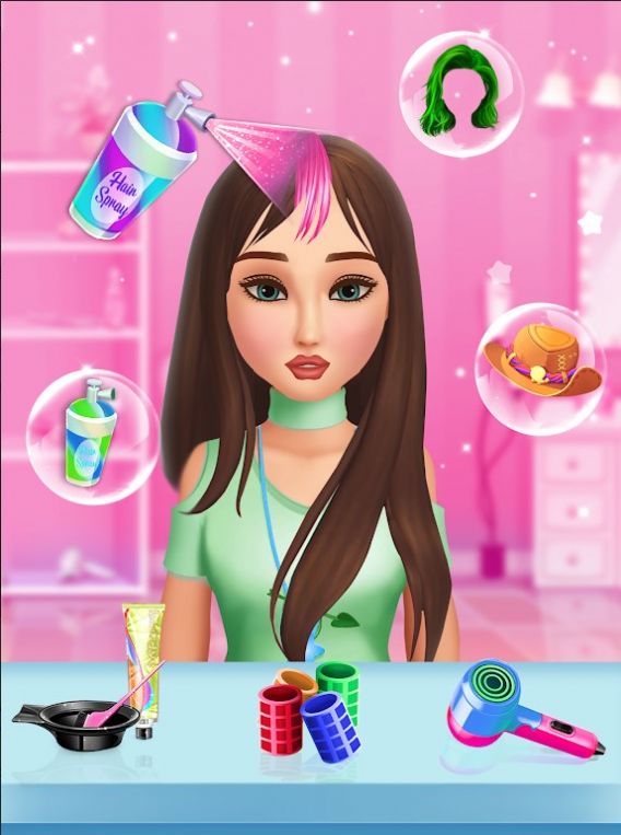 美发沙龙游戏美发水疗