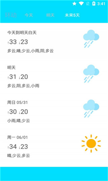 环绕天气 环绕天气