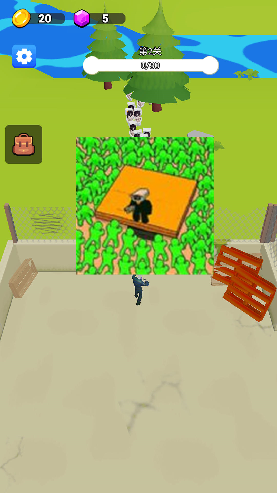 帮助英雄消灭怪物